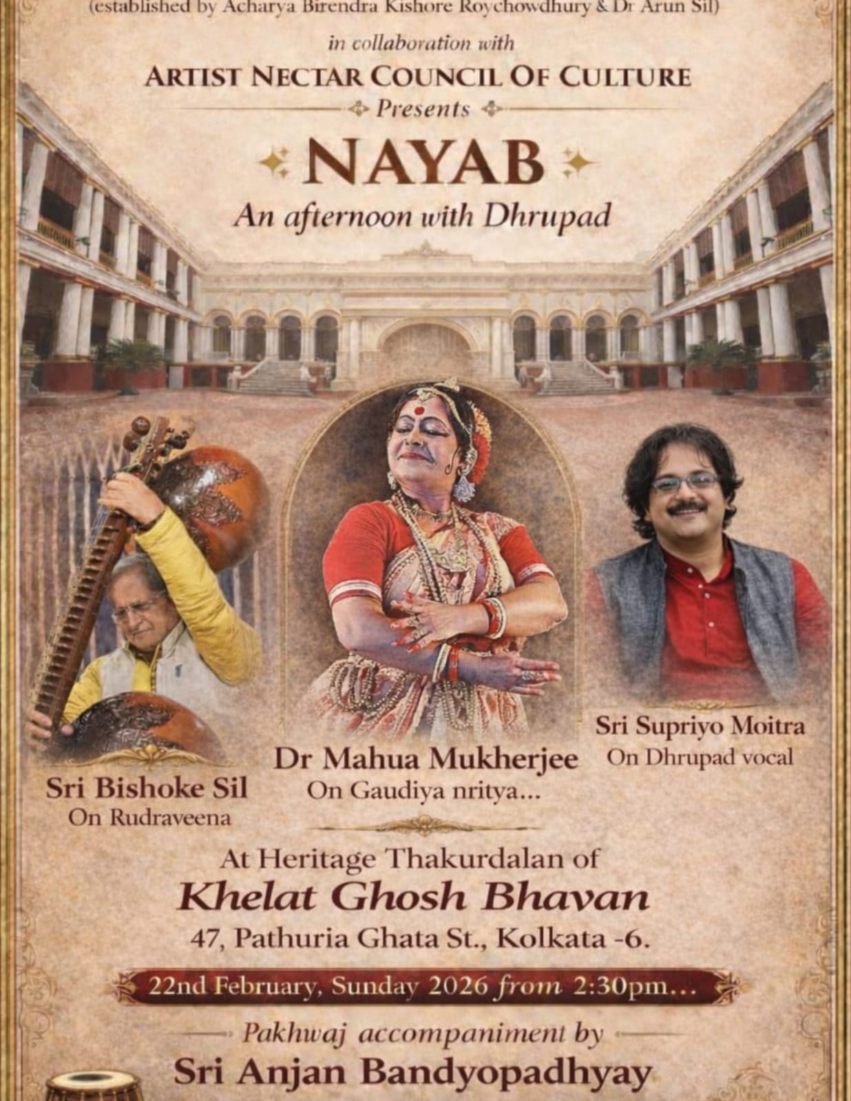 NAYAB: AN AFTERNOON WITH DHRUPAD AT KOLKATA