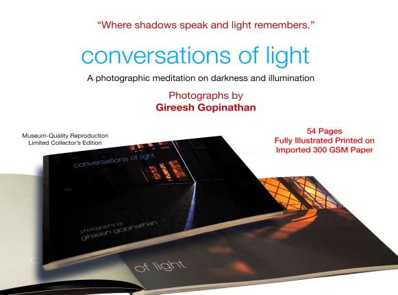 <strong>GIREESH GOPINATHAN’S NEW PHOTOGRAPHY BOOKS EXPLORE THE POETRY OF LIGHT AND THE LANGUAGE OF SPACE</strong>