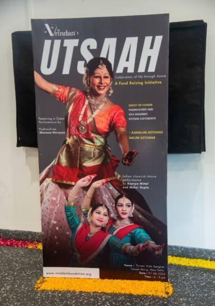 <strong>MEHER GUPTA & KAAVYA MITTAL SHINE AT UTSAAH: KATHAK COMPANIONS SHARING THE STAGE WITH PADMASHREE SHOVANA NARAYAN</strong>