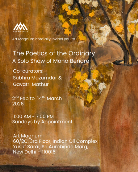 <strong>THE POETICS OF THE ORDINARY: MONA BENDRE’S SOLO EXHIBITION AT NEW DELHI</strong>
