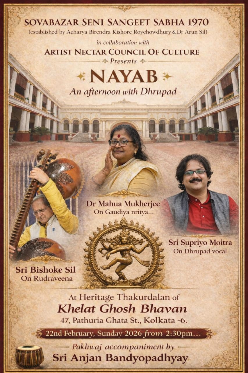 NAYAB: AN AFTERNOON WITH DHRUPAD AT KOLKATA