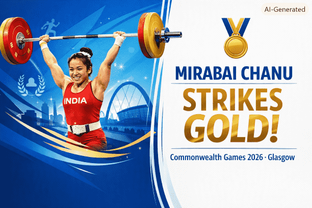 <strong>STRENGTH TURNS TO GOLD — MIRABAI CHANU LIFTS INDIA’S PRIDE HIGH IN GLASGOW </strong>