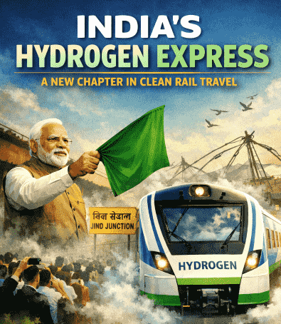 <strong>INDIA’S HYDROGEN EXPRESS: A NEW CHAPTER IN CLEAN RAIL TRAVEL BEGINS IN HARYANA</strong>