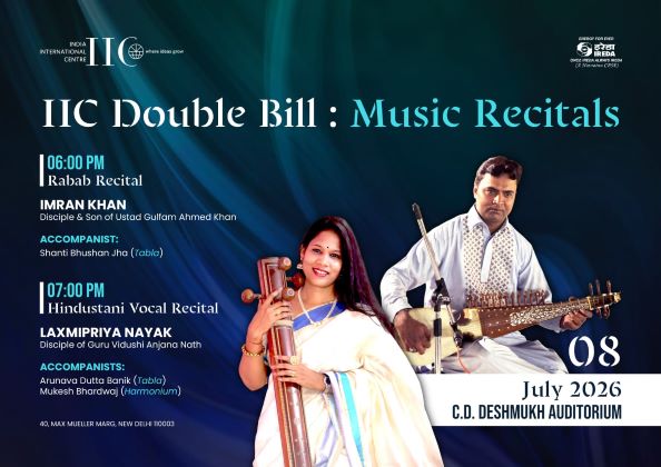 <strong>IIC DOUBLE BILL: MUSIC RECITALS – A NIGHT OF CLASSICAL HARMONY IN NEW DELHI</strong>