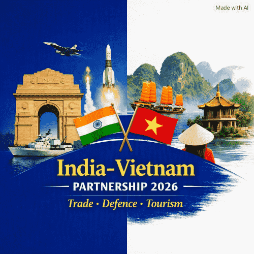 <strong>INDIA-VIETNAM PARTNERSHIP 2026: TRADE, DEFENCE AND TOURISM ON THE RISE</strong>