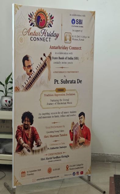 <strong>ANTARHRIDAY CONNECT: HOW 500+ YOUNG HEARTS IN KURUKSHETRA AND KARNAL FOUND THE SOUL OF HINDUSTANI CLASSICAL MUSIC</strong>